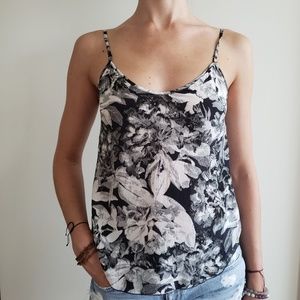 Aritzia Wilfred Floral Tank